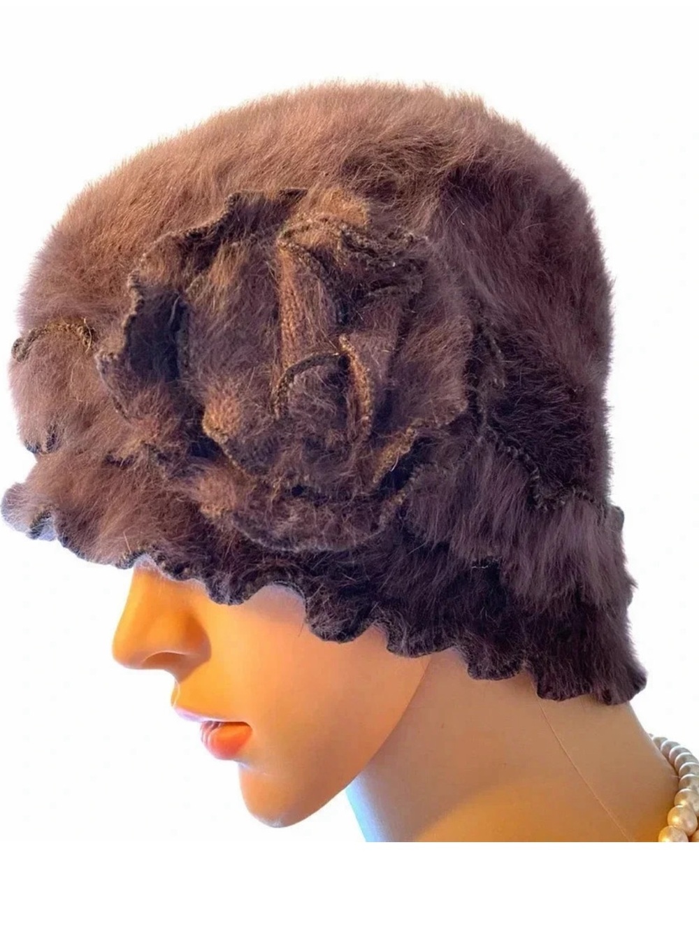 Dalia Brown Fur Hat